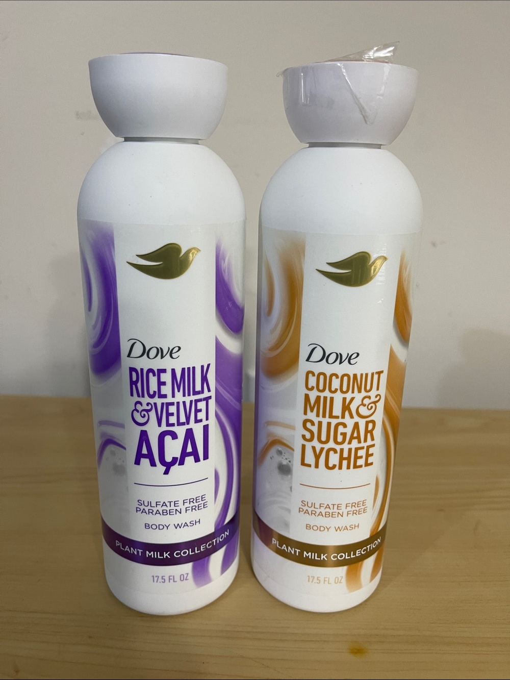 Dove Rice Milk & Velvet Açaí Body Wash - Purple